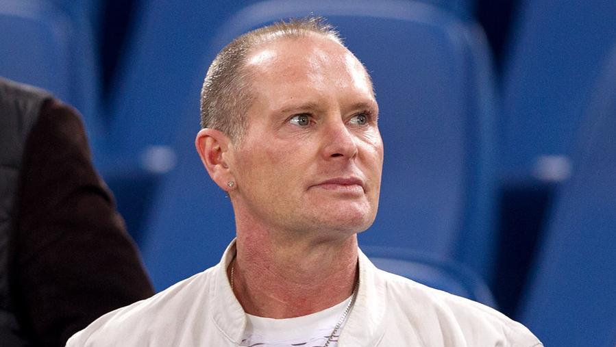 Roma, 22.11.12, stadio Olimpico, Uefa Europa League, fase a gironi 5a giornata, Lazio-Tottenham - Nella foto: Claudio Lotito e Paul Gascoigne
