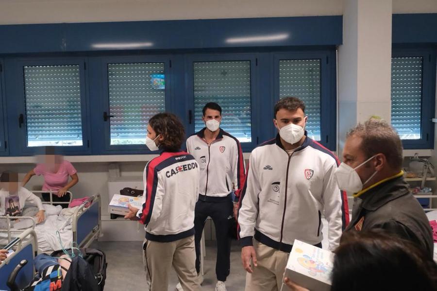 
	Augello, Aresti e Petagna (foto Mario Rosas)

