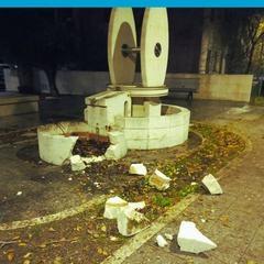 Bolotana, i vandali danneggiano il monumento a Sant’Isidoro