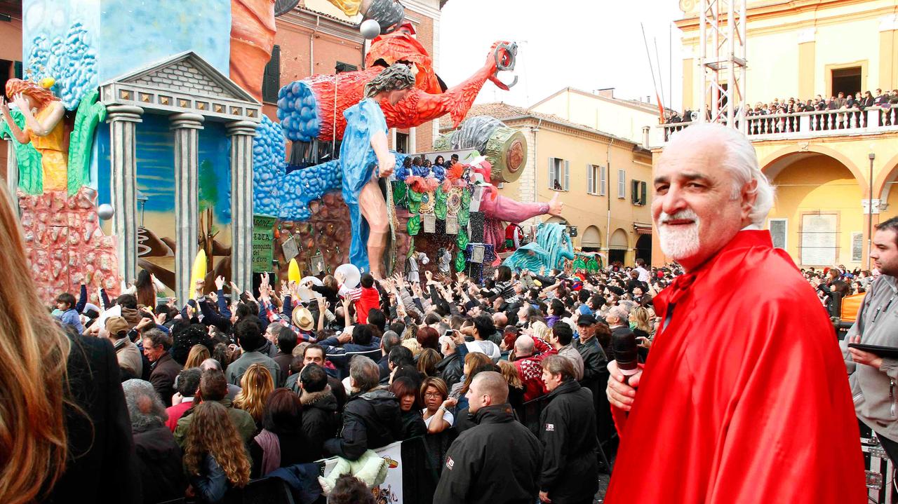 Il patron del Carnevale di Cento Ivano Manservisi