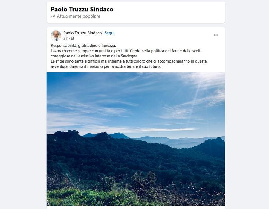 Le prime parole di Paolo Truzzu: “Sono grato e fiero”