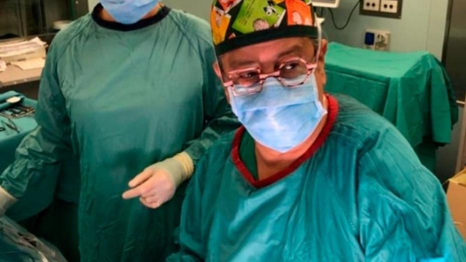 Il professor Venanzio Porziella, aquilano di 58 anni, nuovo direttore della Chirurgia Toracica di Livorno