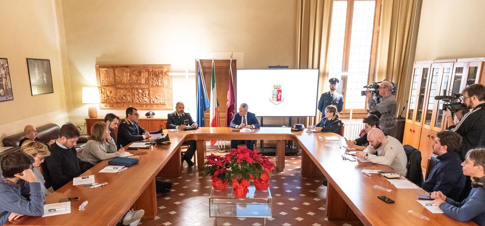 La presentazione dei dati sulla sicurezza da parte del questore e dei vertici della polizia fiorentina