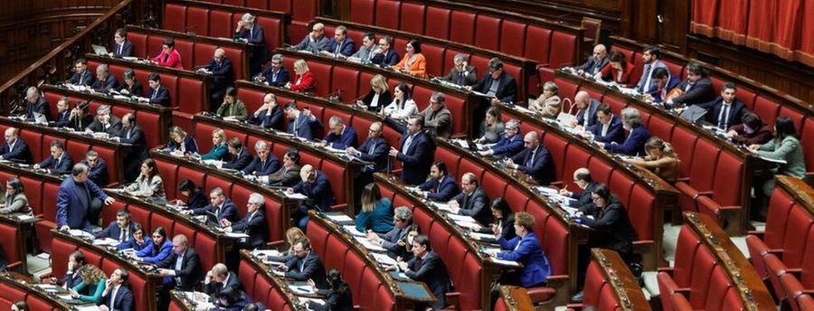 La Camera dei deputati durante una delle sedute di fine anno