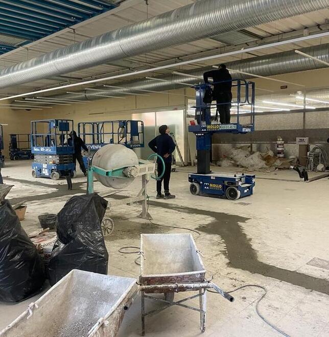 I lavori sono già iniziati