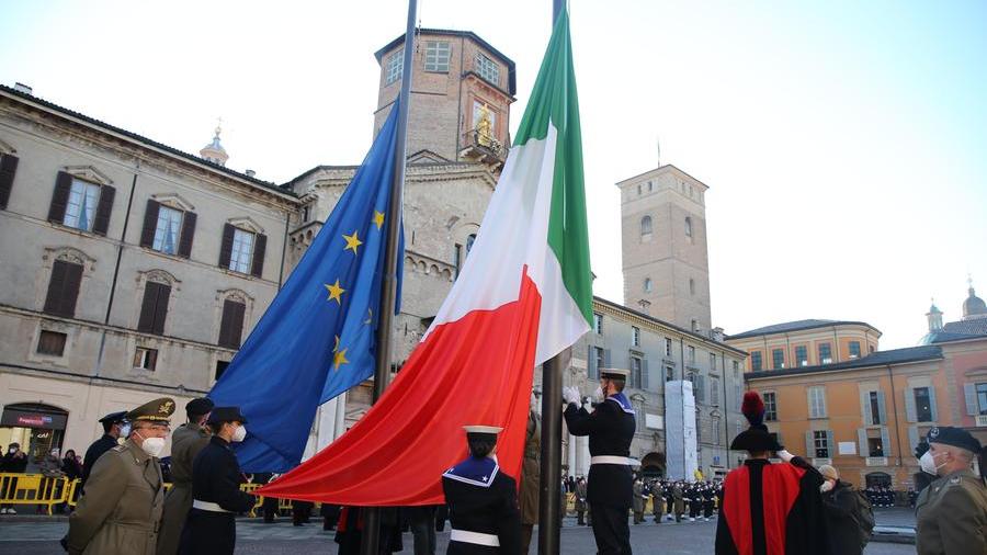 Festa del Tricolore con la presidente del parlamento europeo in collegamento