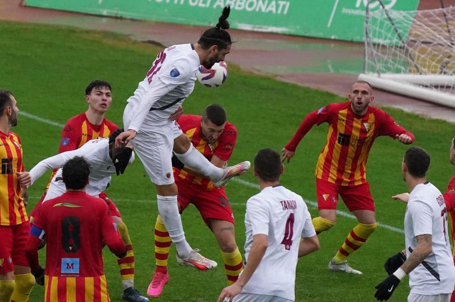 
	Un'azione di gioco amaranto (foto Franco Silvi)

