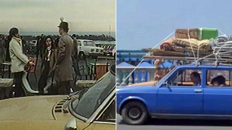 Philippe Leroy alla Baracchina Bianca per “Senza sapere niente di lei” (Luigi Comencini, 1968). “Ricchi ricchissimi praticamente in mutande” di Sergio Martino (1982)