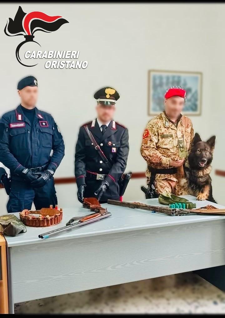 
	Il piccolo arsenale sequestrato all'allevatore di Bonarcado

