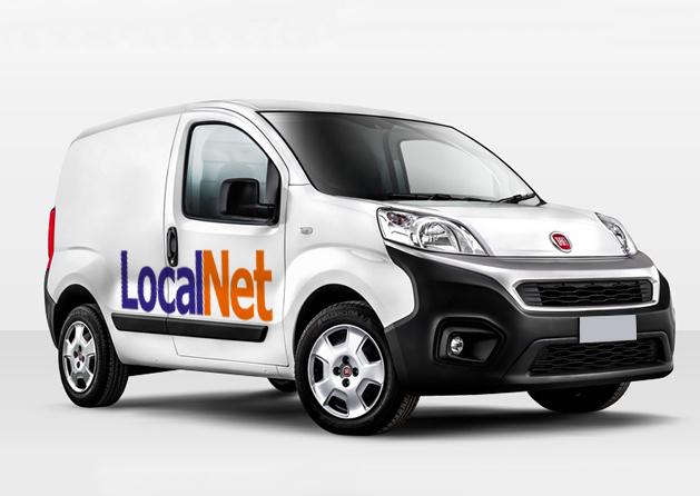 Un furgone della LocalNet (foto d'archivio)