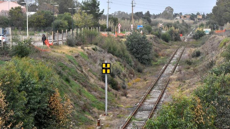 Tratto del parco lineare Oristano Est