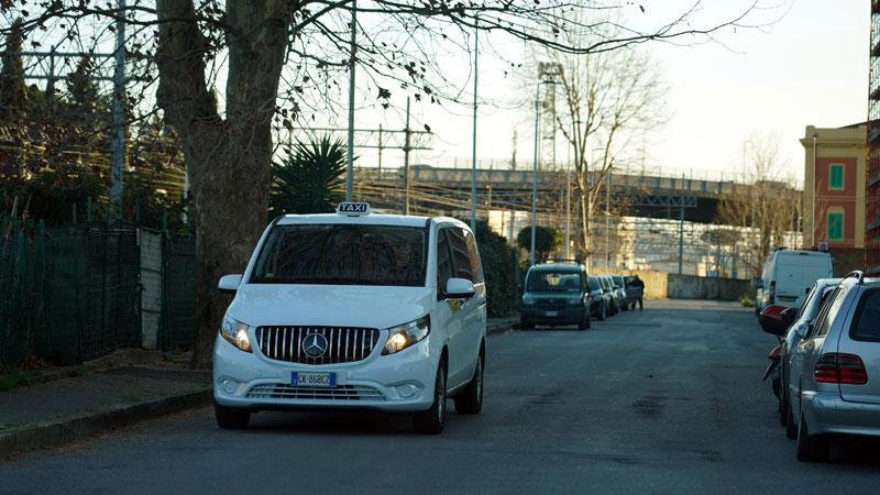
	Un taxi alla Cigna (Foto di Franco Silvi)

