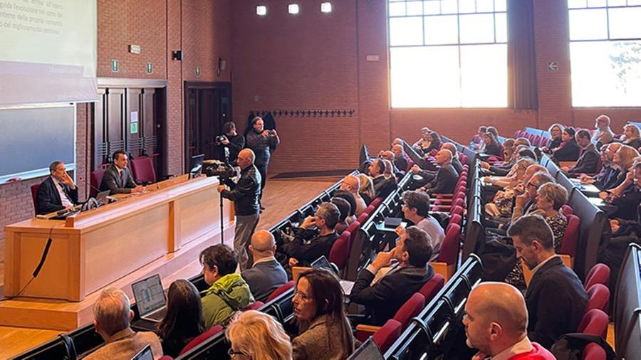 Un momento della presentazione del Piano strategico di Ateneo le cui linee guida sono state illustrate nel corso di un incontro al Polo Carmignani