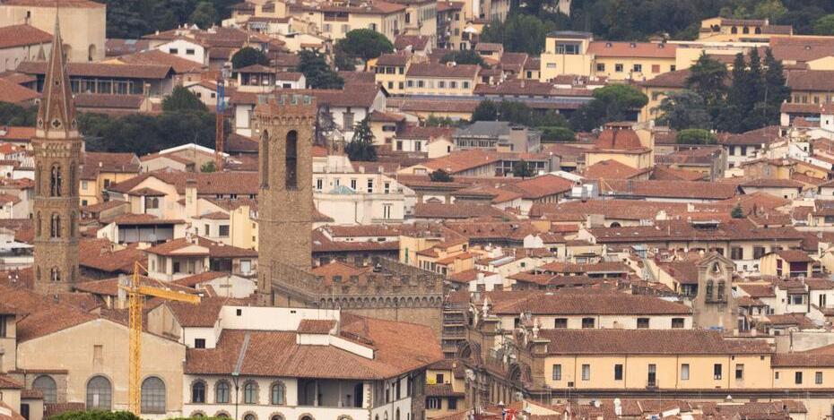 Una veduta delle abitazioni del centro storico