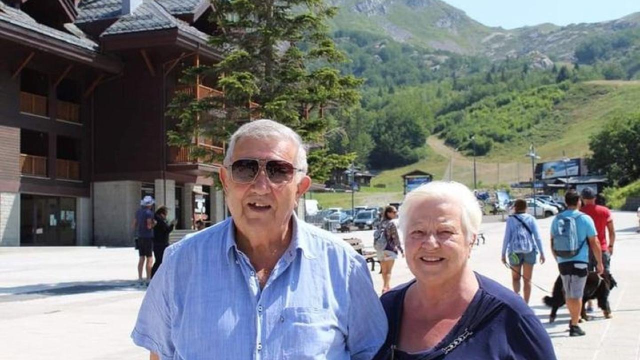 A destra Maria Grazia Di Batte con il marito Mario Selmi, scomparso un anno e mezzo fa