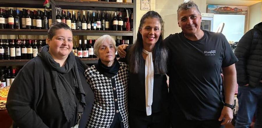 I proprietari del ristorante “Il Campano”