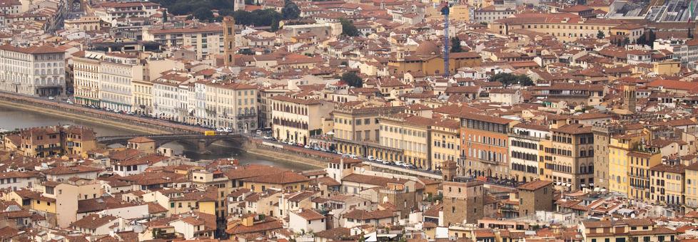 Una veduta di Firenze dall’alto