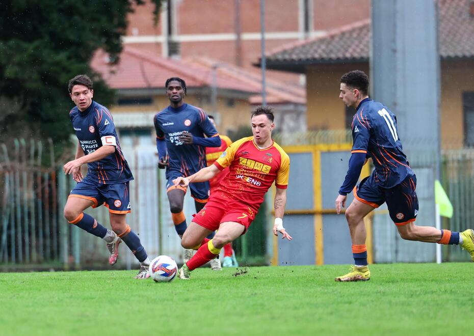 L’ultima partita giocata dagli arancioni contro il Ravenna (foto Nucci)