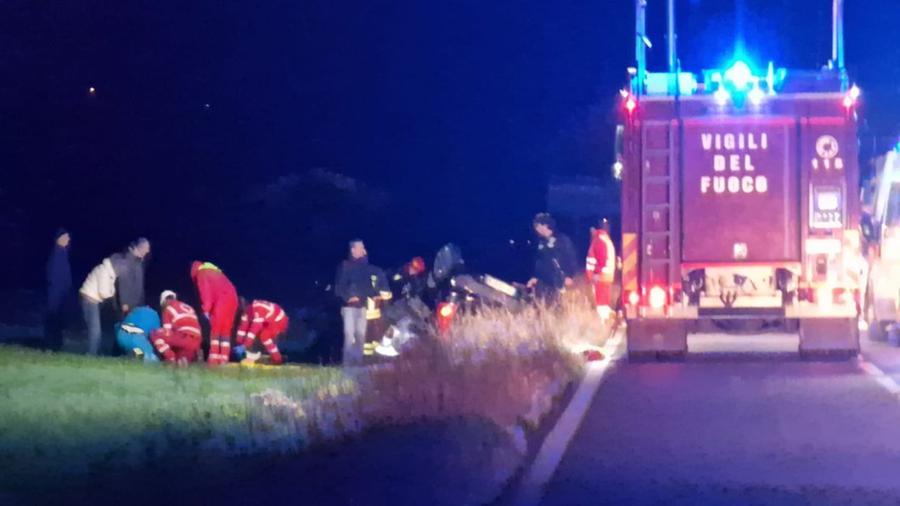 
	Il punto dell'incidente e l'auto coinvolta

