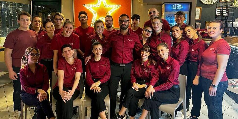 “Il Cantuccio”, pizzeria a Le Melorie, lo staff del locale