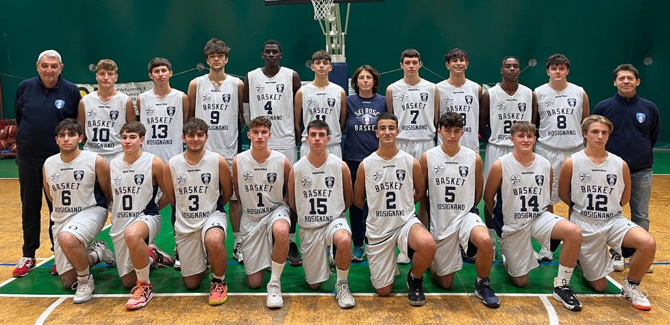 La squadra Under 19 Silver del Basket Sei Rose