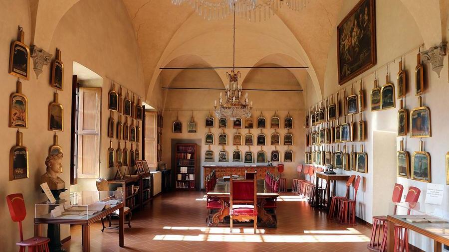 La sala delle Pale nella villa di Castello, attuale sede dell'Accademia della Crusca (foto Wikipedia)