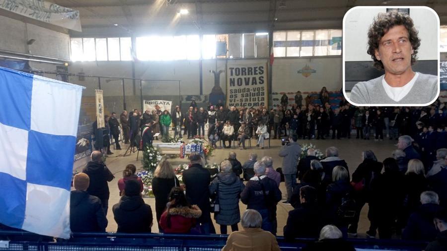 
	Tanta gente per l'ultimo saluto a Simone Pantani, morto a 54 anni (foto Giorgio)

