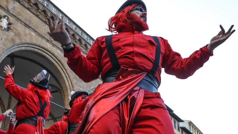 Un'immagine del Carnevale celebrato nel febbraio del 2020
