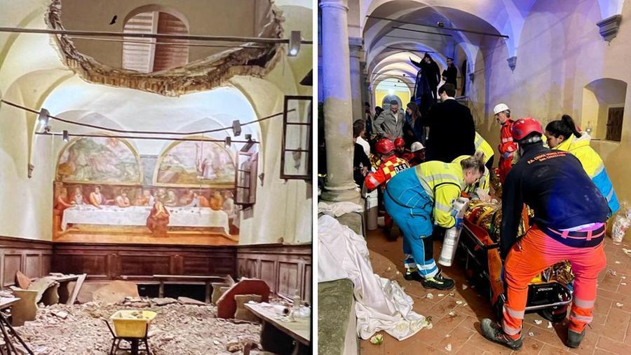 
	La parte crollata e i soccorsi

