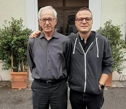 Da sinistra don Carlo Campinotti e il suo vice Federico Franchi