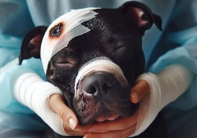 Il cane Aron bruciato vivo e il gatto Grey morto assiderato