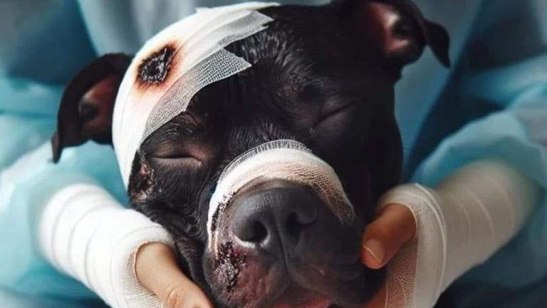 Il cane Aron bruciato vivo e il gatto Grey morto assiderato