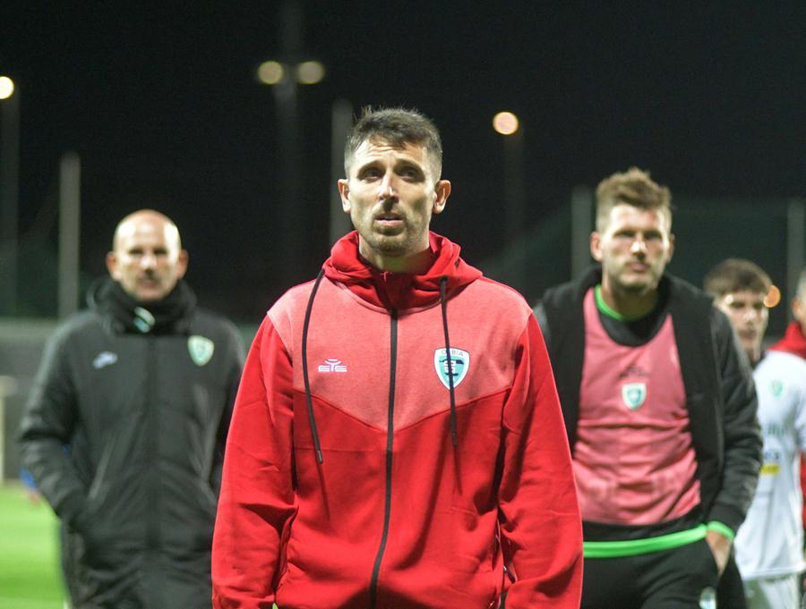 Leandro Greco allenatore dell'Olbia calcio