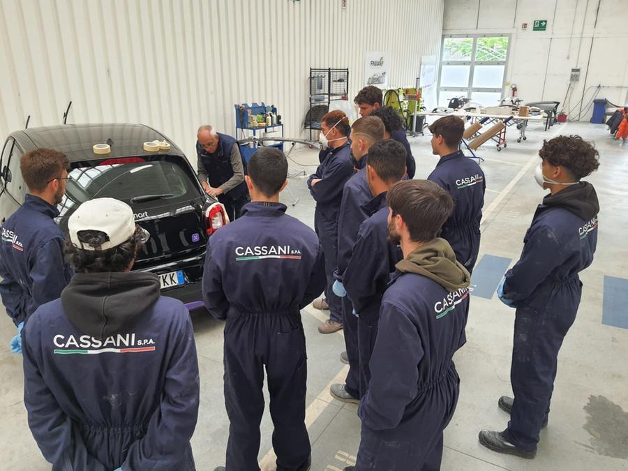 
	I giovani partecipanti della Cassani academy presso la Factory brumbrum

