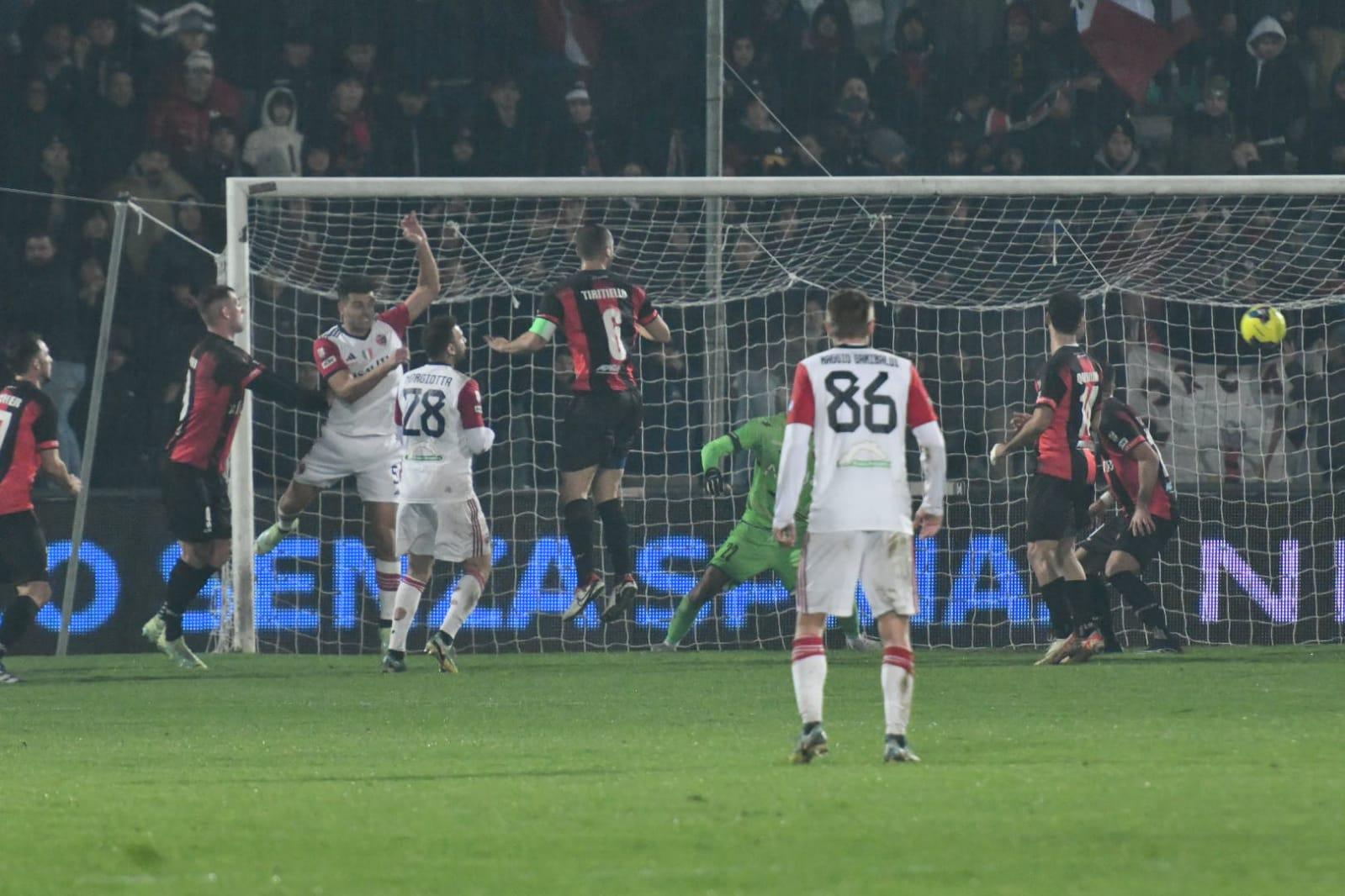 Uno dei gol del Sestri Levante