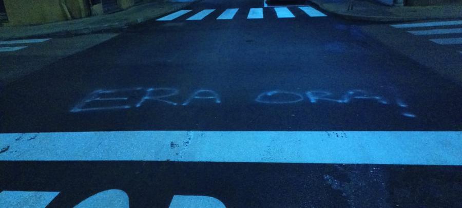 Sassari, finalmente la segnaletica all’incrocio fra via Torres e via Zanfarino