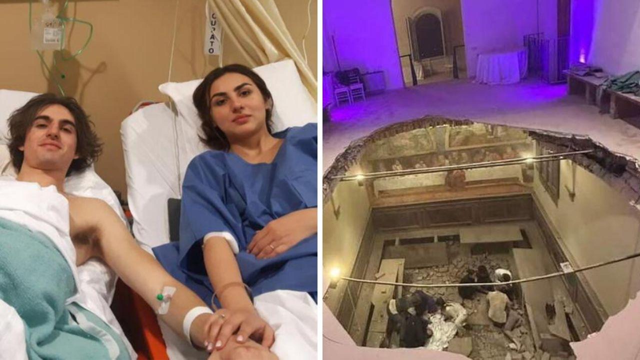 Gli sposi in ospedale e il solaio crollato nel convento di Giaccherino