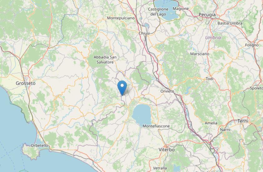 Scossa di terremoto 3,1 nel viterbese, la terra trema (e si sente un boato) anche in provincia di Grosseto
