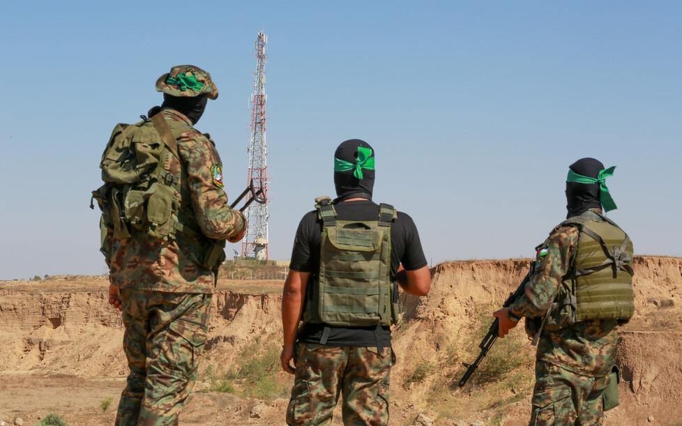 Militari del gruppo terroristico di Hamas