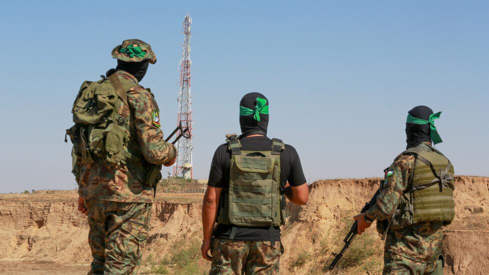 Militari del gruppo terroristico di Hamas