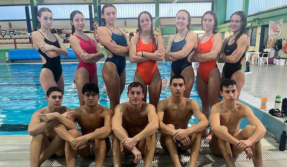 Gli atleti del Nuoto Valdinievole