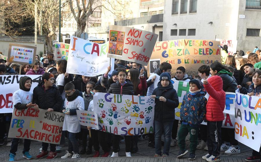 
	Il corteo di questa mattina (foto di Massimo Locci)

