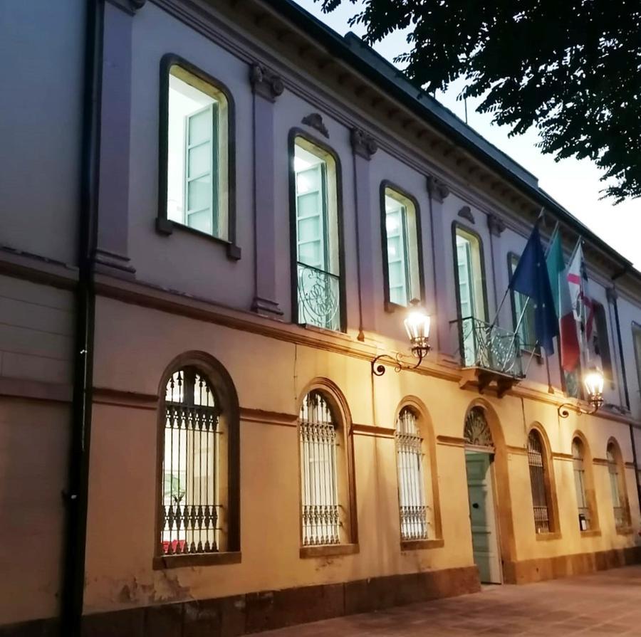 Il municipio di Laconi
