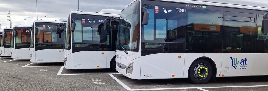 Livorno, in servizio cinque nuovi autobus a metano