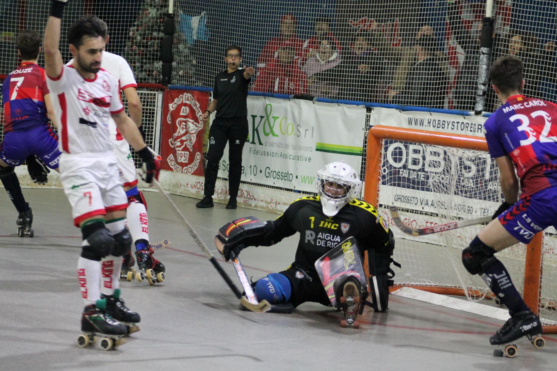 Gaston De Oro esulta dopo una marcatura del match di andata vincere stasera significa qualificarsi ai quarti di finale della Wse