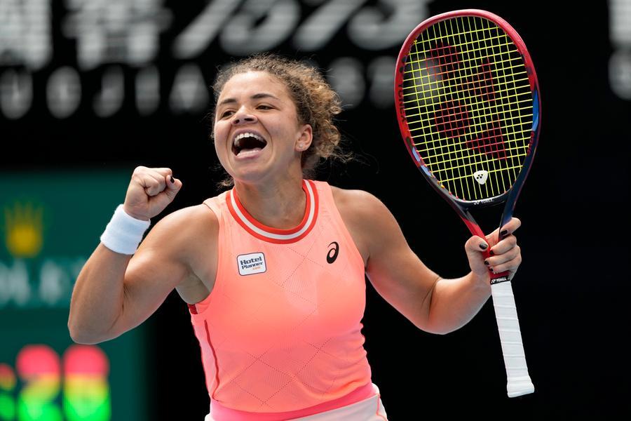 
	La soddisfazione di Jasmine Paolini dopo la vittoria

