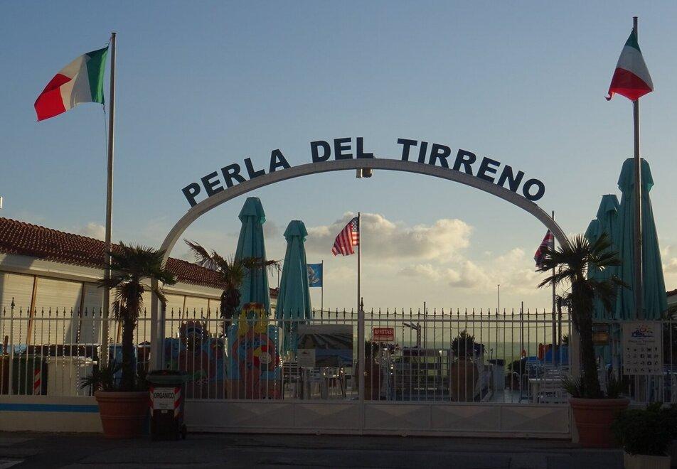 Il bagno Perla del Tirreno in Passeggiata