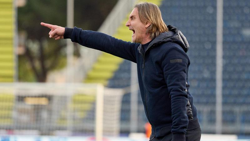 Nicola durante la sua prima panchina azzurra: un esordio con vittoria quello contro il Monza