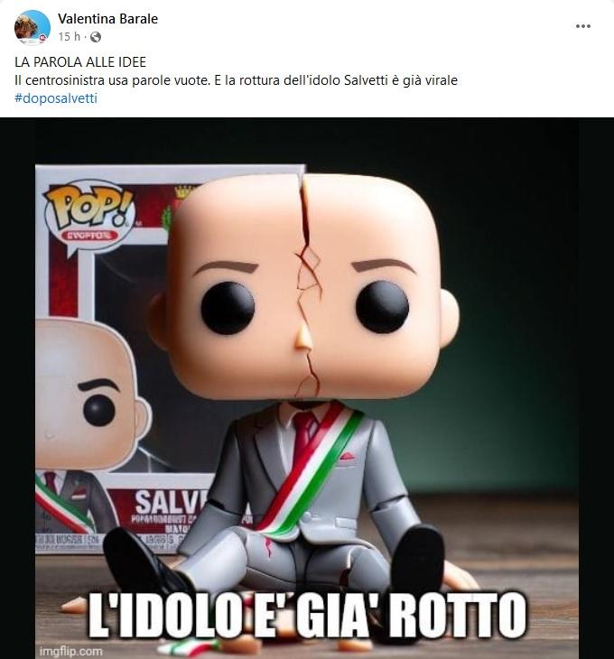 Il “pupazzo” del sindaco di Livorno con la testa rotta: scoppia la polemica sui post della coalizione Bl-M5S