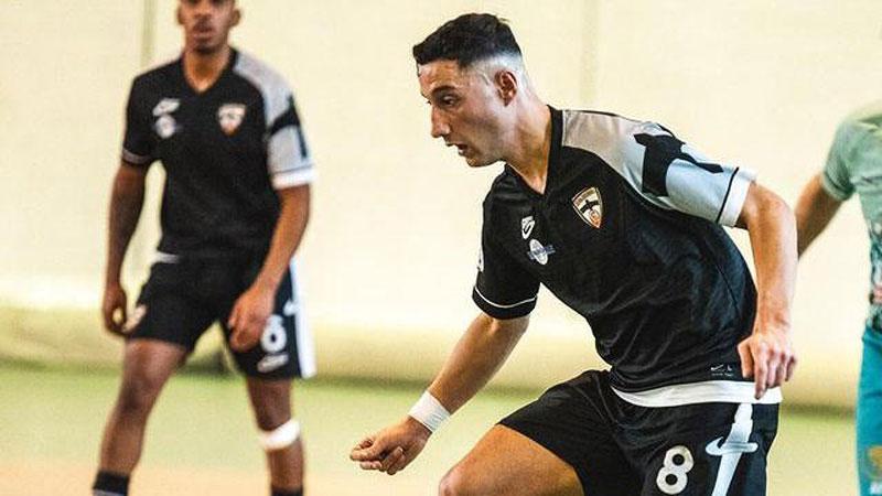 Giacomo Maggini. Il portacolori del Futsal Pontedera ha realizzato una preziosa e pregevole doppietta col Boca Livorno
